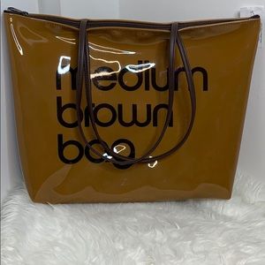Brand new never worn Medium Brown Bag tote!